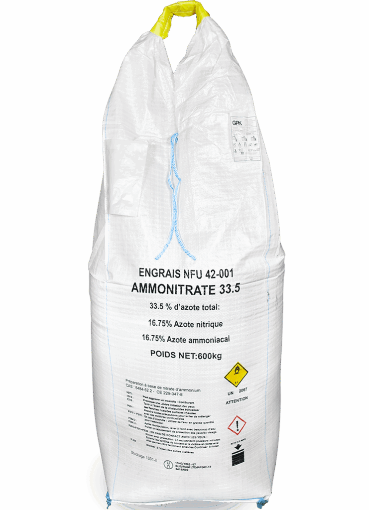 Conseiller à la sécurité ammonitrate en big bag
Nitrate d'ammonium