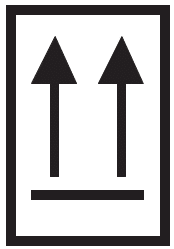 Marquage obligatoire des flèches d'orientation sur un emballage combiné ADR contenant des matières liquides