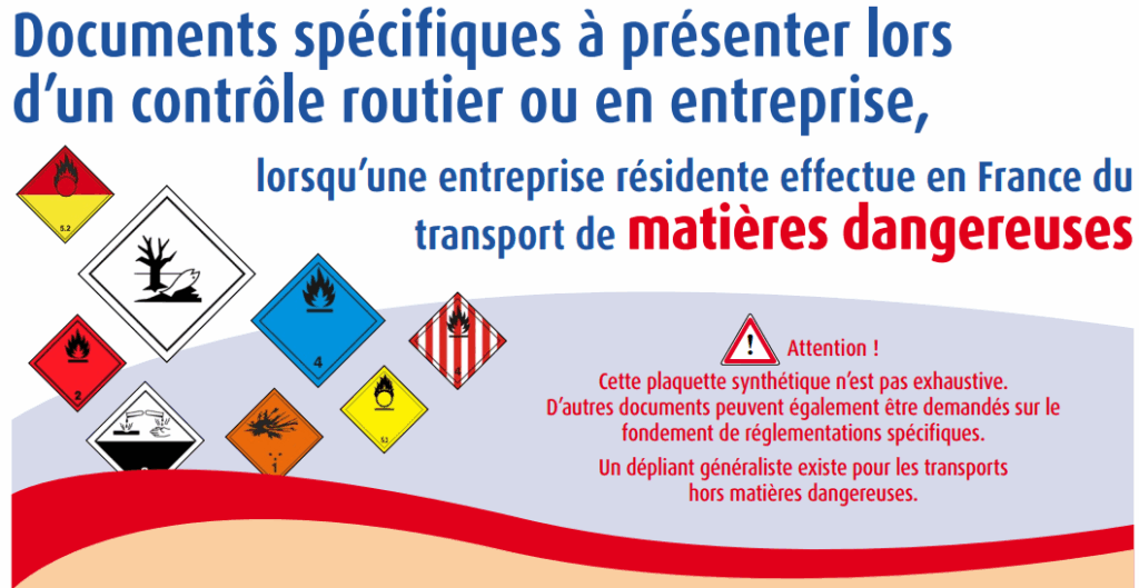 CSTMD externe ADR : les documents à présenter en cas de contrôle
