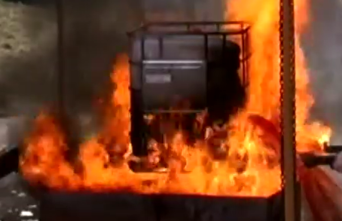 Formateur ADR : solvants en IBC et risque d'incendie